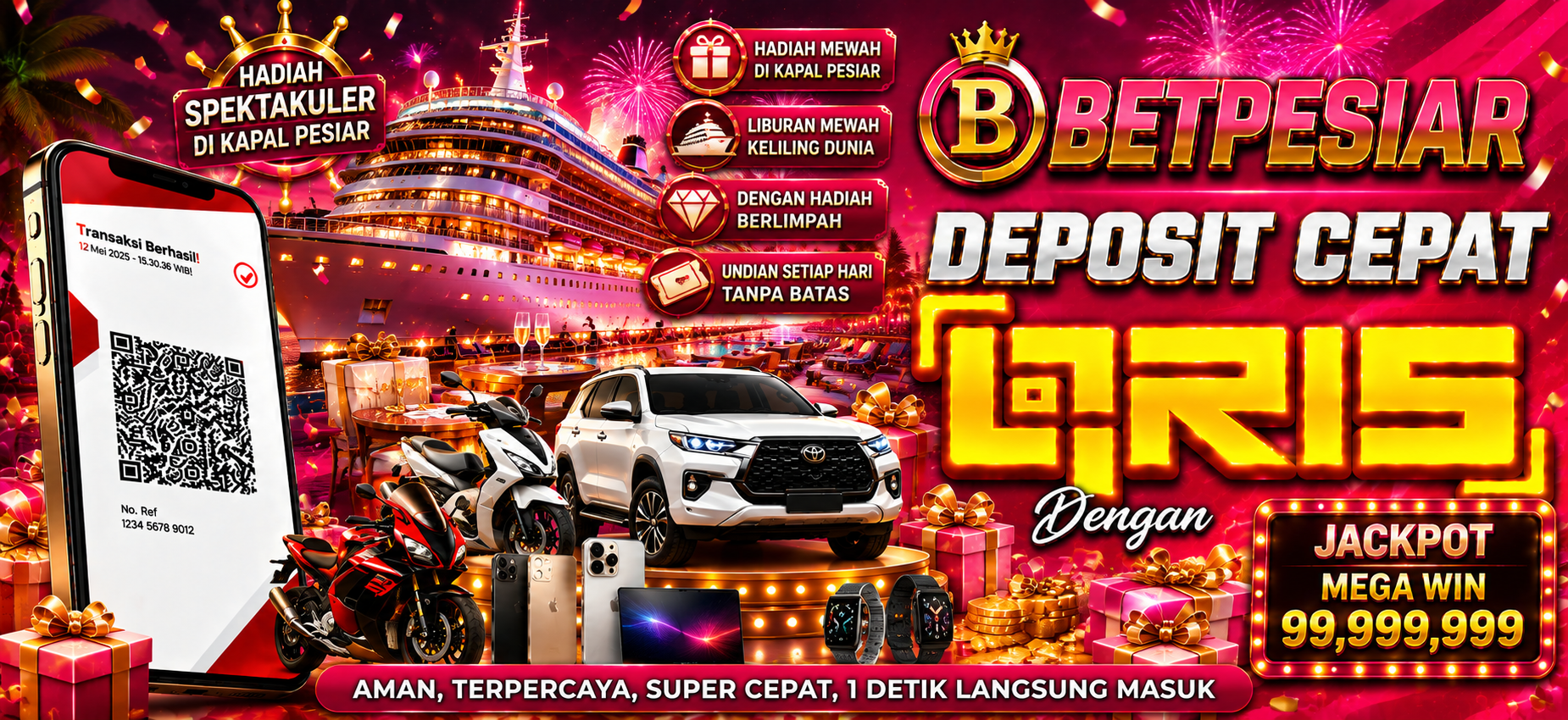 BETPESIAR: QRIS Resmi E-Wallet Kece 2026